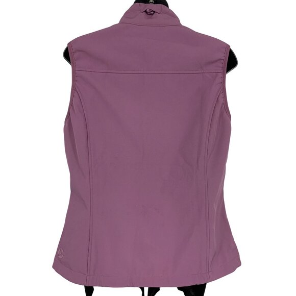 Outdoor Ventures Women Fleece-Lined Vest Medium Pocket Collar Zipper Purple New - Picture 5 of 11